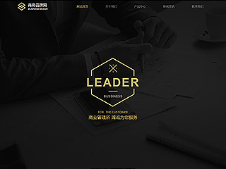 7322深色調商業(yè)模板